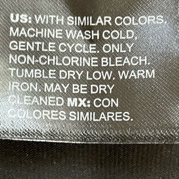 WHBM | Black Flocked Soft Dot Blouson Dress New - Picture 10 of 10